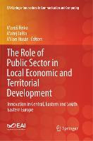 Libro The Role Of Public Sector In Local Economic And Ter...