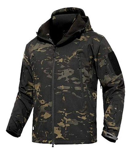 Chaqueta Impermeable De Invierno Camuflada Masculina Softs 