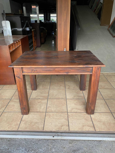 Mesa Comedor Rústica De Madera Para 4 Sillas O Escritorio