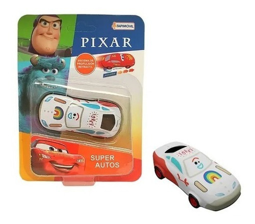 Autito Disney Pixar Cars Increibles Forky  Sistema Retractil
