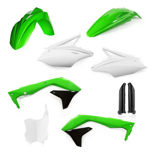 Kit Plasticos Cachas Acerbis Full Kawasaki Kxf 450 16 17 Rid