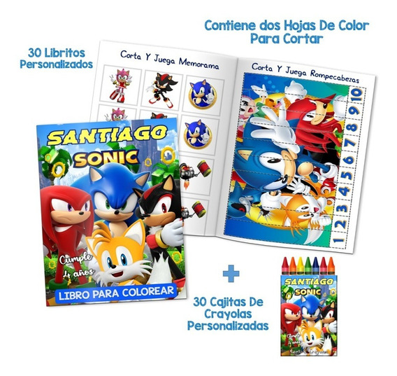 Paquete De 12 Libros Para Colorear Y Crayolas Personalizado | MercadoLibre  📦