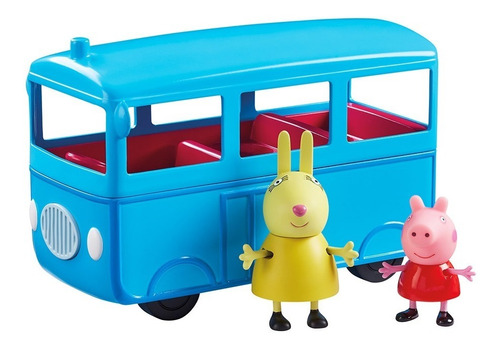 Autobus Escolar Con Peppa Pig Y Señora Coneja Sonido Manias