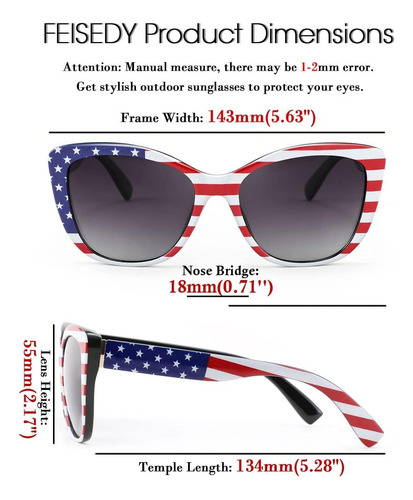 Gafas De Sol Vintage Polarizadas De Feesedy Jackie O Gafas