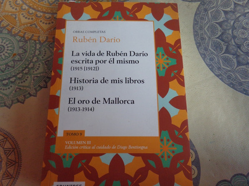 Obras Completas Ruben Dario Tomo 9 Vol . 3 