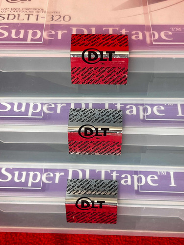 Lote 3 Sony Super Dlt Tape I 320 Gb Sdlt1-320 Original Sello (Usado)