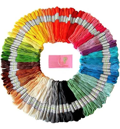 comprar Hilo De Bordar De Color Arcoíris De Primera Calidad, H...