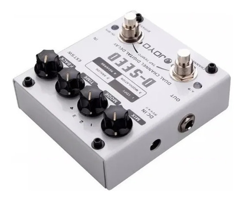 Pedal De Efeito Joyo D-seed Dual Channel Delay Para Guitarra