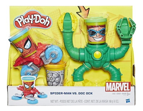 Play-doh Mvl Spiderman Vs. Doc Ock Set