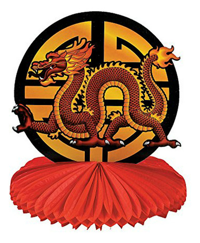 Fun Express - Cny Dragon Tissue Centerpiece Para El Año Nuev