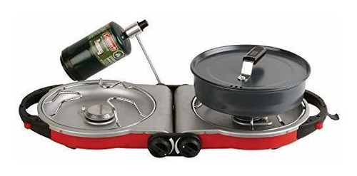 Imagen 3 de 7 de Coleman Fold N Go - Estufa De Propano (2 Quemadores)