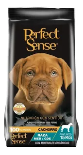 Croquetas 100% Natural Perfect Sense Cachorro Raza M/ G 15kg