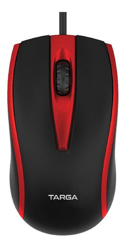 Mouse Usb Optico Targa Tg-m50 Rojo 1200dpi Cable 1.35mts