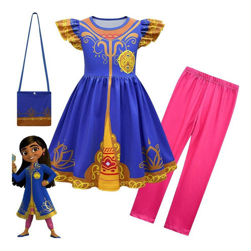 Royal Detective Mira Vestido Pantalones Para Niñas Cosplay