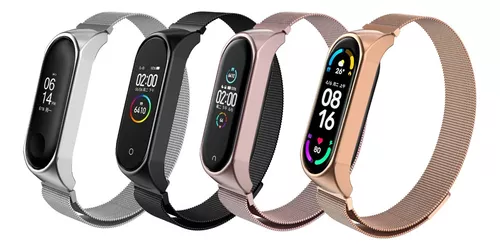 Correa Metálica Con Liberación Rápida Para Xiaomi Mi Smart Band 5 6 Negra  Pulsera De Repuesto Acero Inox Ociodual con Ofertas en Carrefour