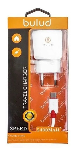 Cargador Rapido Bulud 2 Puertos Usb + Cable Tipo Micro Usb