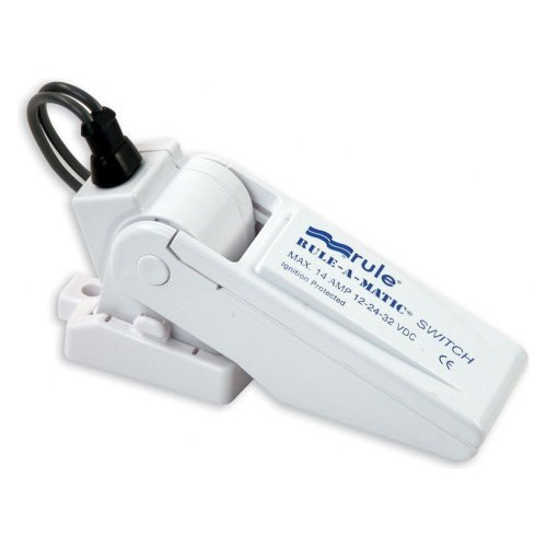 Interruptor Flotante Automatico 12 24 32vdc Rule 32a Blanco