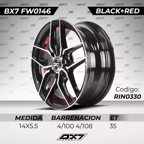 Rines 14 4/100 P/ Versa Gol Spark Kia Rio Rota Msi Spark I10