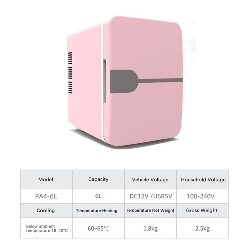 Portátil Para Coche Refrigerador Portátil Para Coche Usb Dob