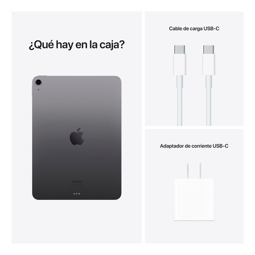 Imagen 10 de 10 de Apple iPad Air (5ª Gen) 10.9 Wi-fi 256 Gb Gris Espacial