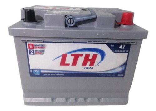Batería De Gel Lth Agm Para Peugeot 207 Modelos 06-13