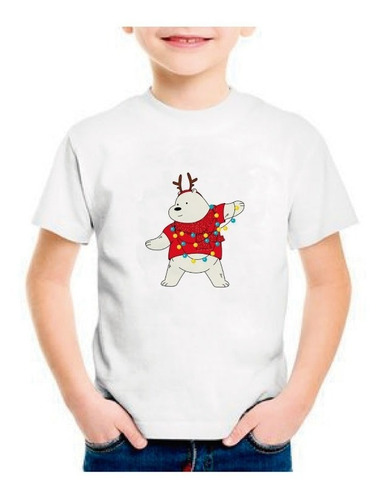 Polera De Niño Sublimada Navidad Osos Escandalosos2