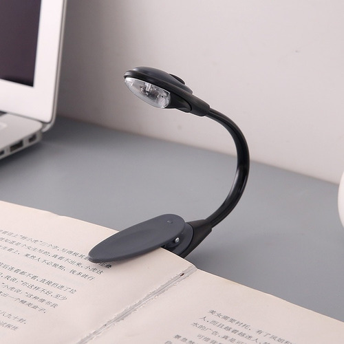 Lámpara De Lectura Pequeña Con Clip Para Libros, Luces Noctu