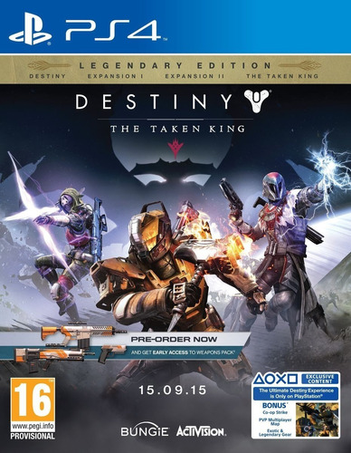 Destiny The Taken King Legendary Edition Ps4 Fisico Sellado