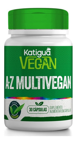 Multivitamínico Az Vegano Multivegan 30 Cápsulas Katiguá