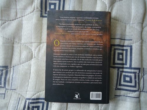 Livro As Mentiras De Locke Lamora - Scott Lynch (Usado)