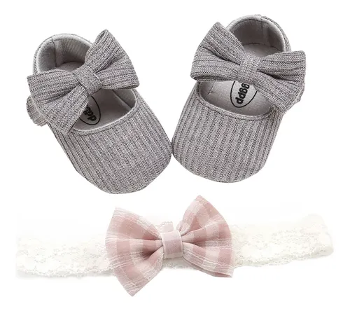 Botas Suaves Con Forma De Lazo Para Niñas, Botas Blandas Par