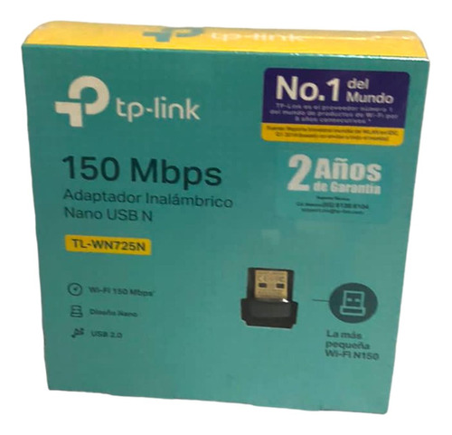 Adaptador Inalambrico Nano Usn N Tp-link Tl-wn725n