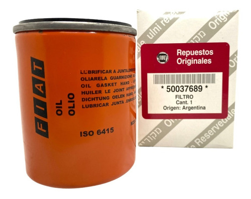 Filtro De Aceite Original Fiat Siena Uno Palio Fire 1.3 1.4