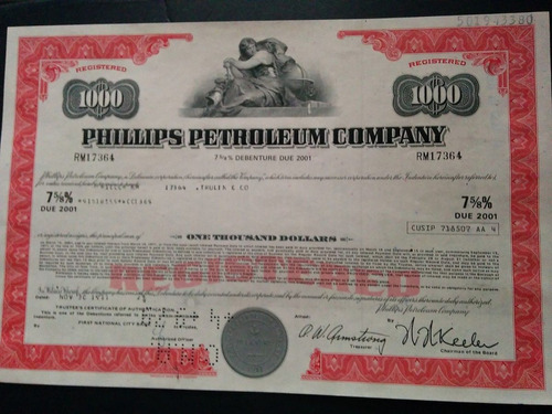 Bono De Phillips Petroleum Company  !!