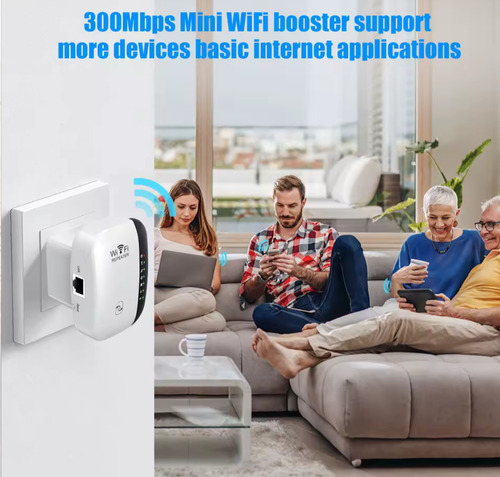 Repetidor Inalámbrico Amplificador De Señal Wifi 300mbps