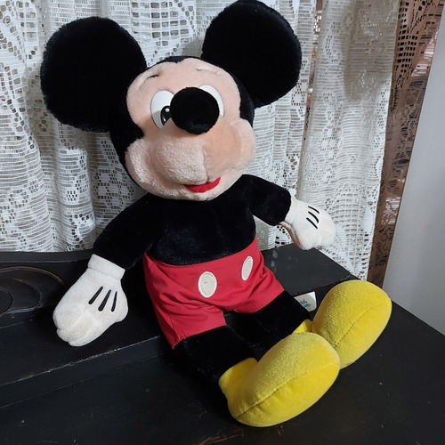 Mickey Pelúcia Disneyland Antigo 40cm