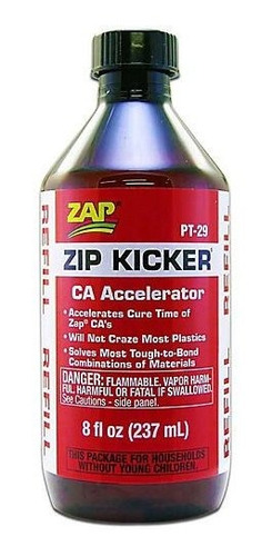 Pacer Technology (zap) Kicker Refill Adhesivos, 8 Oz