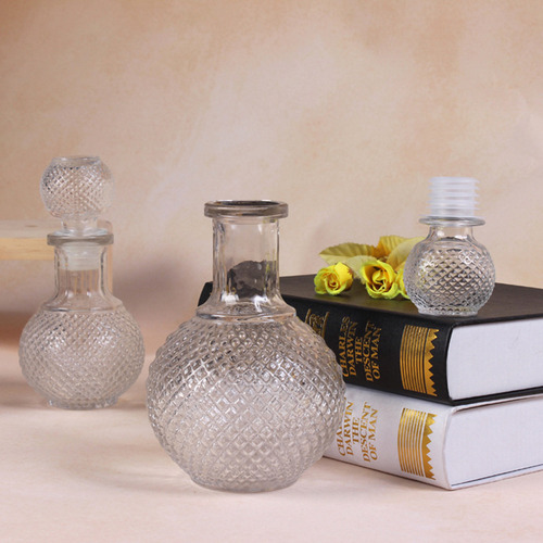 Botella De Whisky De Vidrio Transparent Ball Quick Decanter