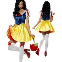 Comprar Disfraz Importado De Halloween De Blanca Nieves Para Mujer.