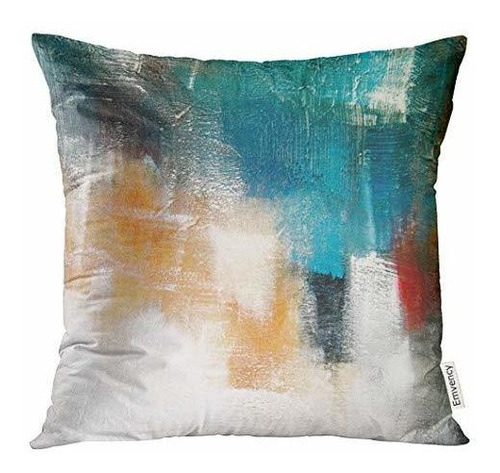 Emvency Throw Pillow Cover Colores De Lienzo Sombreado En Pi