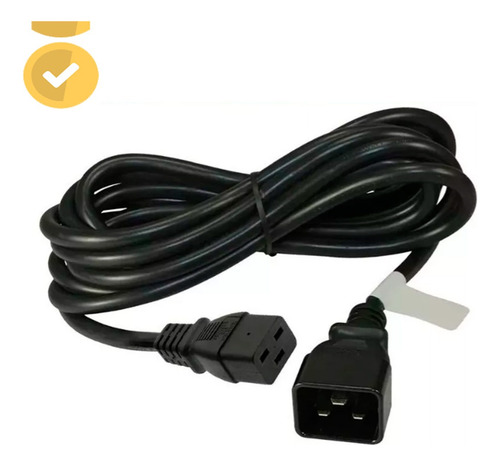 Cable De Poder C19 A C20 1.8mts Servidores Pdu 15a 250v Ats