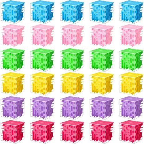 Puzzle Maze Caja Regalo Laberinto Para Dinero 30 Pack