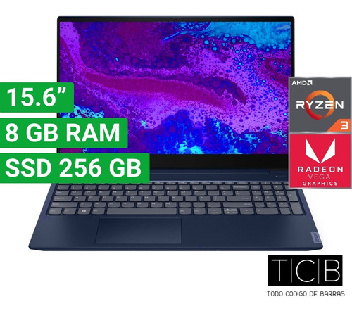 Imagen 4 de 7 de Notebook Lenovo Ideapad S340 15.6 Ryzen 3 8g Ram 256 Ssd W10