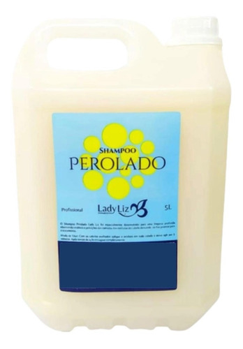  Shampoo Perolado Lavatório 5l Galão Lady Liz Profissional