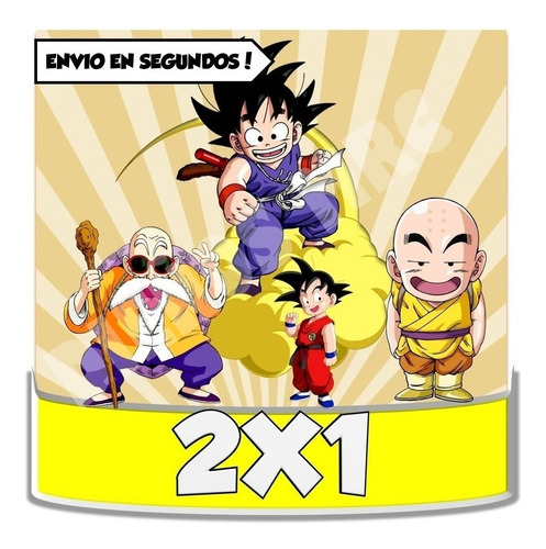 Kit Imprimible Dragon Ball Cumpleaños Infantil 2x1