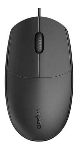 Mouse Com Fio Usb N100 1600 Dpi Preto Ra017 Rapoo