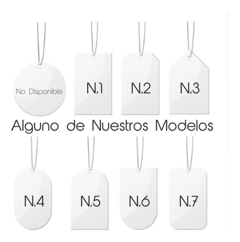 Etiquetas Colgantes, Tags, Personalizadas En Glasse