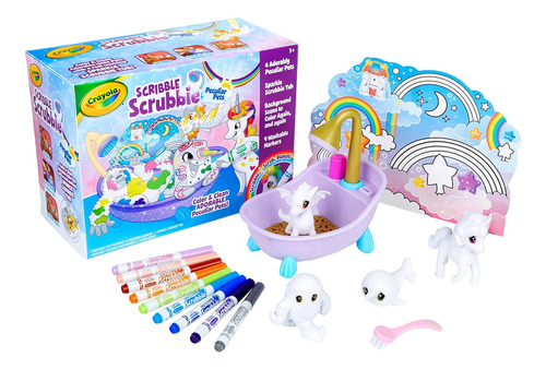 Crayola Scribble Scrubbie Pecs Pets, Pet Care Toy, Incluye M