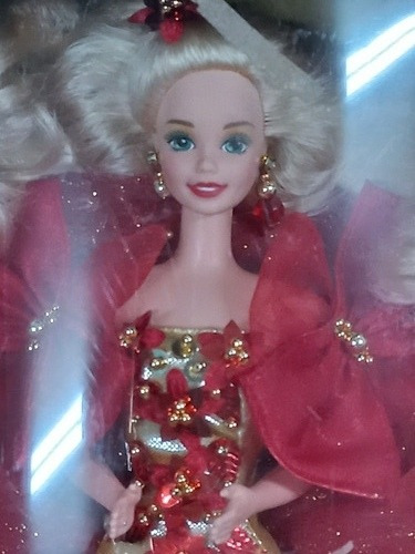 Imagem 6 de 10 de Barbie 1993 Happy Holidays Natal Gala Superstar Antiga 80
