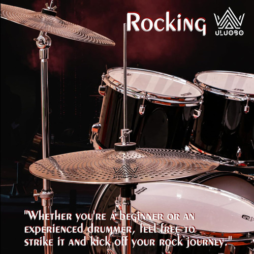 Platillo Ride De Bajo Volumen, 20 Pulgadas Silent Quiet R...